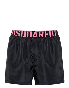 Плавки-шорты с логотипом на поясе, черный Dsquared2