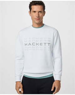Мужская толстовка с круглым вырезом клубная, белый Hackett