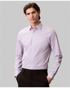 Мужская рубашка с принтом, сиреневый Calvin klein