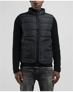 Мужская стеганая куртка на молнии, черный Replay