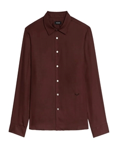 Вышитая рубашка с длинным рукавом, красный Zadig&voltaire