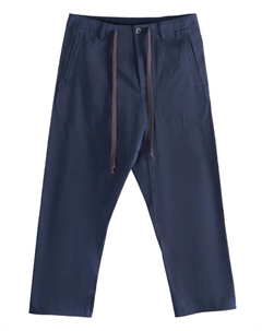 Брюки с завязками на карманах, синий Uma wang