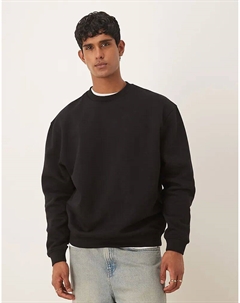 Толстовка оверсайз черного цвета Asos design