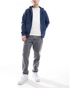 Свободные зауженные джинсы Tye серого цвета Only & sons