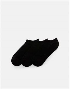 3 Пары коротких носков черного цвета Pull & bear