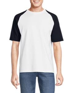 Футболка Cassius с рукавами реглан, белый/черный Theory