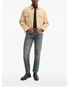 Джинсовая куртка с нашивкой-логотипом, нейтральный Hugo