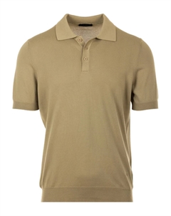 Рубашка-поло с коротким рукавом, зеленый Fay