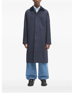 Длинное пальто с вельветовым воротником, синий A.p.c.
