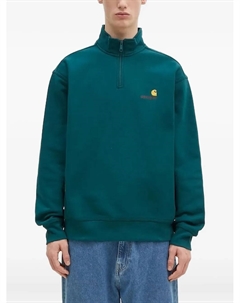 Толстовка с вышивкой на молнии, зеленый Carhartt wip