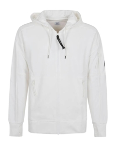 Толстовка с капюшоном на молнии, белый C.p. company
