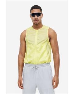Легкий жилет для бега, желтый H&m