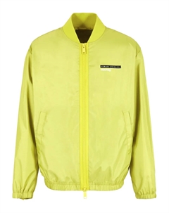 Куртка-бомбер на молнии спереди, желтый Armani exchange