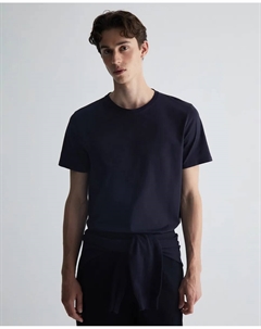 Однотонная футболка, темно-синий Сфера