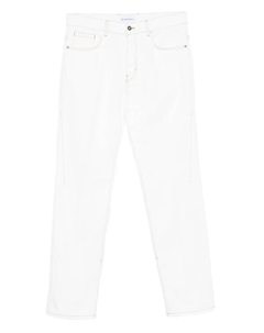 Джинсы с контрастной строчкой, белый Givenchy