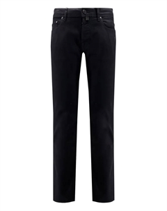 Брюки с застежкой на пуговицы, черный Jacob cohen