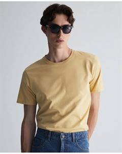 Однотонная футболка, желтый Сфера