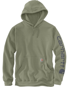 Худи Midweight Sleeve Logo 2025 Hoodie, оливковый Carhartt