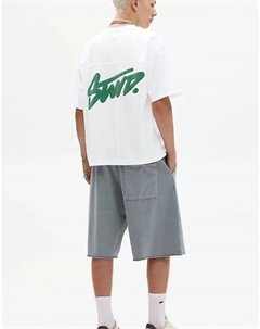 Футболка Stwd сетчатая белого цвета Pull & bear