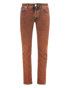 Джинсы с пятью карманами, оранжевый Moorer