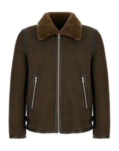 Куртка с отделкой из овчины, коричневый Paul smith