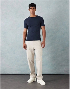 Прямые брюки-чиносы цвета «камень» Asos design