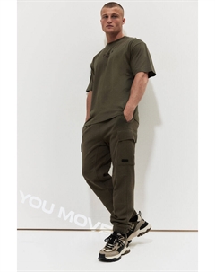 Джоггеры карго из хлопка drymove, хаки H&m