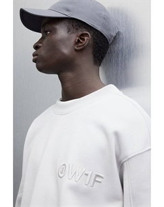 Толстовка с вышивкой, серый H&m