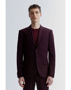 Узкая куртка, бургундия H&m