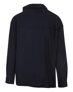 Асимметричная рубашка, синий Jacquemus