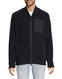 Куртка Larsen Ribbed Zip, темно-синий Brax