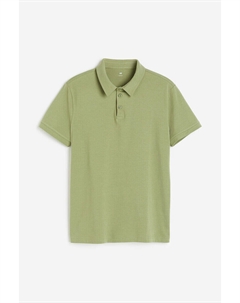 Рубашка-поло приталенного кроя, зеленый H&m