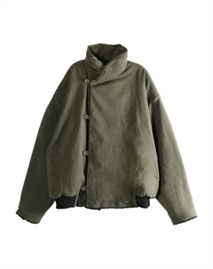 Куртка-бомбер Jovan с высоким воротом, серый Uma wang