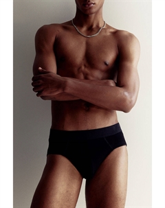 Комплект из трех трусов xtra life, черный H&m