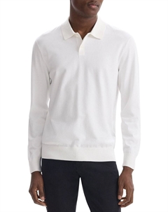 Рубашка-поло из хлопкового джерси Клинтон, белый Theory