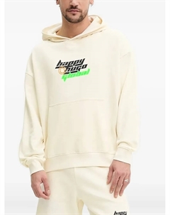 Свитер с капюшоном и логотипом, нейтральный Hugo