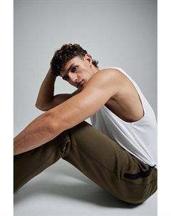 Спортивные спортивные брюки из материала drymove облегающего кроя, зеленый H&m