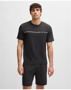 Мужская пижама короткая из бамбука, серый Boss