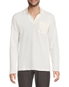 Рубашка поло из смесового хлопка, белый Scotch&soda