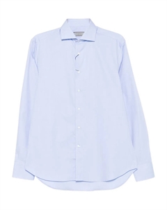 Рубашка из хлопка с длинными рукавами, синий Canali