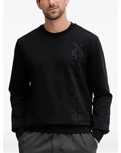 Толстовка с круглым вырезом и логотипом, черный Liu jo