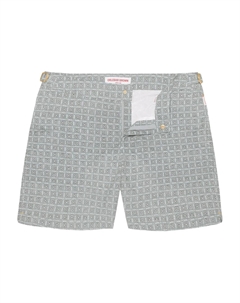 Плавки с геометрическим рисунком, серый Orlebar brown