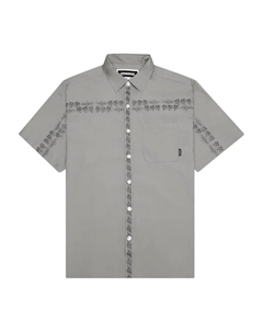 Рубашка с накладным карманом X Dr. Woo, серый Neighborhood