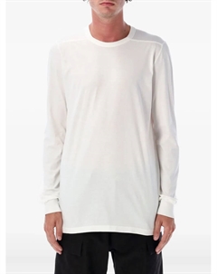 Футболка из хлопка с длинными рукавами, белый Rick owens