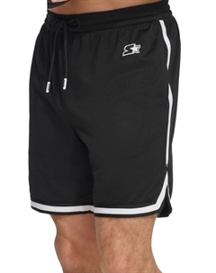 Шорты с сеткой и завязками классического кроя, черный Starter