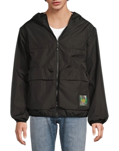 Складная куртка с капюшоном и застежкой-молнией, черный Ambush