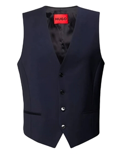 Жилет на пуговицах, синий Hugo