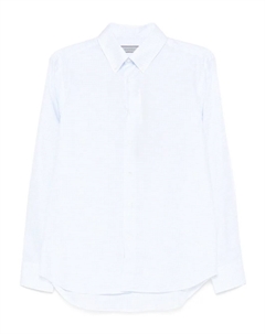 Рубашка в клетку гингем, синий Canali