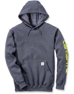 Худи Midweight Sleeve Logo Hoodie, серый Carhartt
