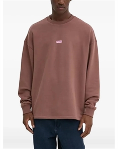 Толстовка с логотипом, коричневый Hugo